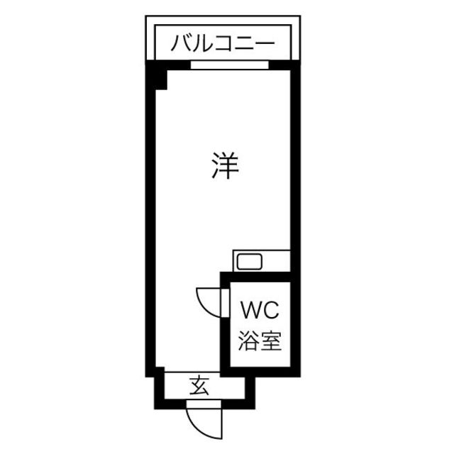 泉佐野市羽倉崎上町のマンションの間取り