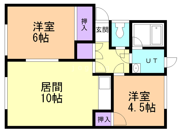 クレイハイツ壱の間取り