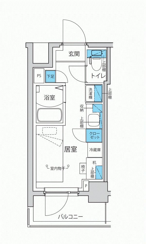 キャンパスヴィレッジ登戸の間取り