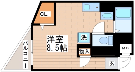 パークヒルズ神戸IIの間取り