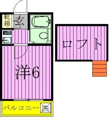 アネックス元山の間取り