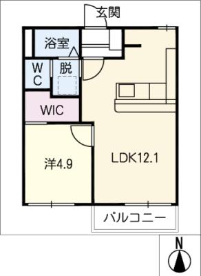 メゾンエスポアールの間取り