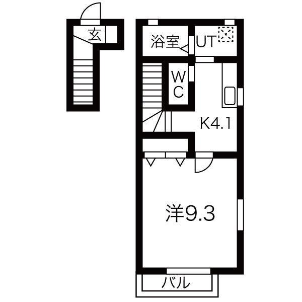 ＭＥＺＹ南仙北の間取り