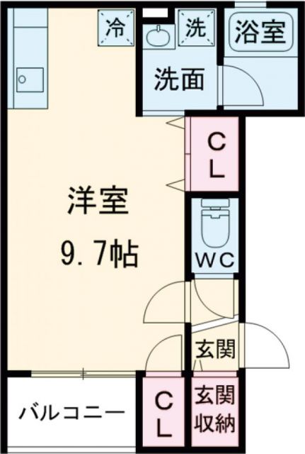 【紫竹山6丁目新築アパートの間取り】