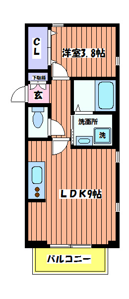 グランエスポワールの間取り