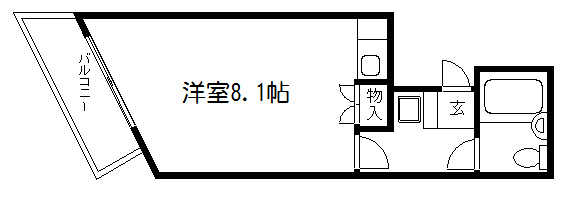 デトムワン今出川通の間取り