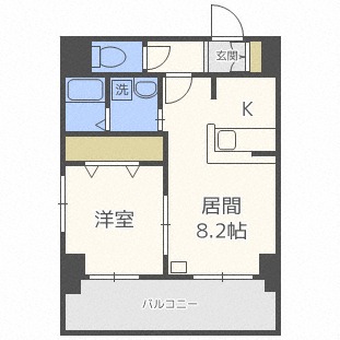 サンコート本通　ガーデンヒルズの間取り