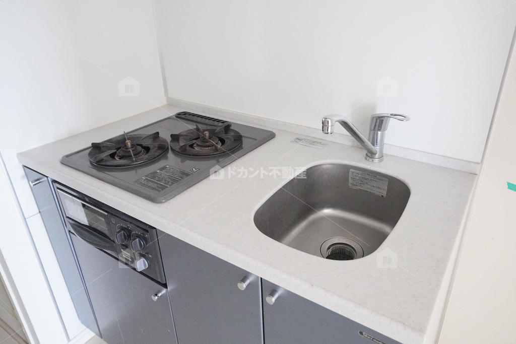 キッチン　2口ガスコンロ