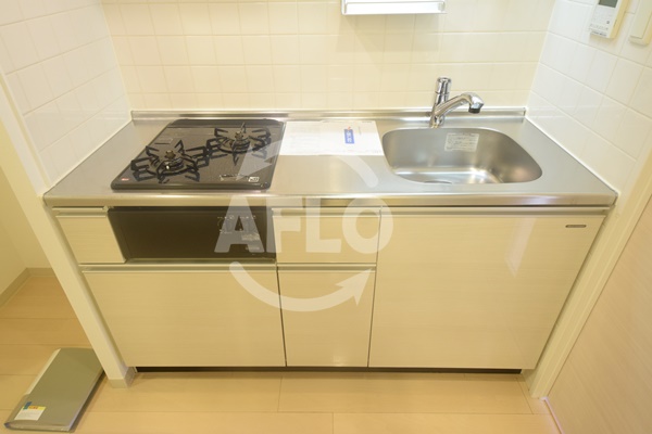 キッチン　アーバネックス心斎橋　２口ガスコンロ