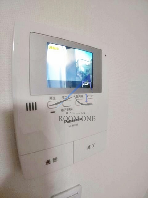 セキュリティ　モニター付インターホンです。
