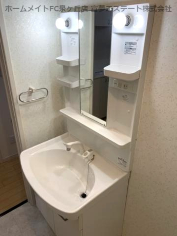 洗面設備　※イメージ　反転タイプのお部屋の写真