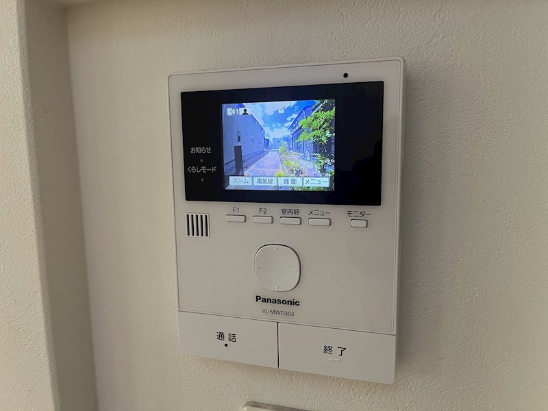 セキュリティ　来客時に便利なTVモニターホン