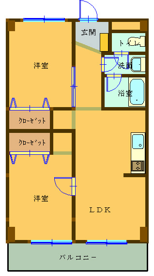 深谷昭和ビルの間取り