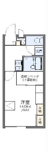 レオパレスハッピーヴィラIIの間取り