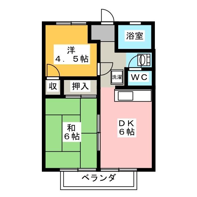 パナハイツ大秀の間取り