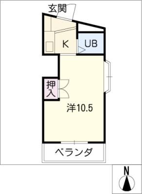 富士レイホービル第３の間取り