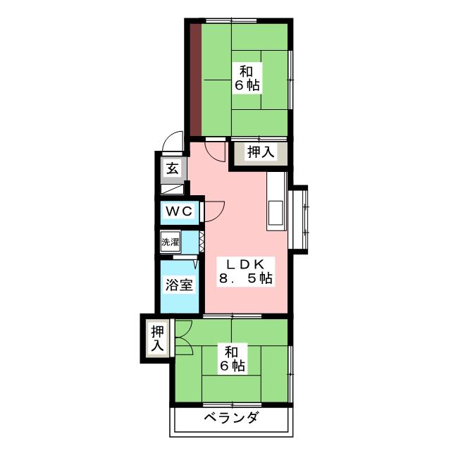 イースト浦和の間取り