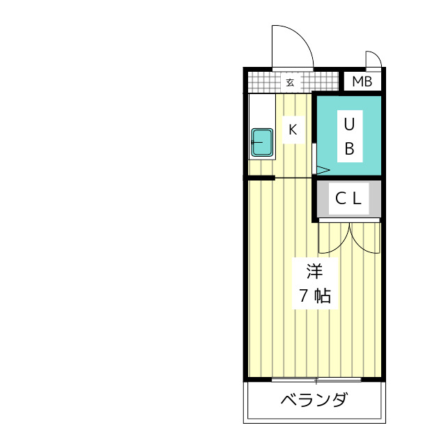 ジョアメゾン神里の間取り