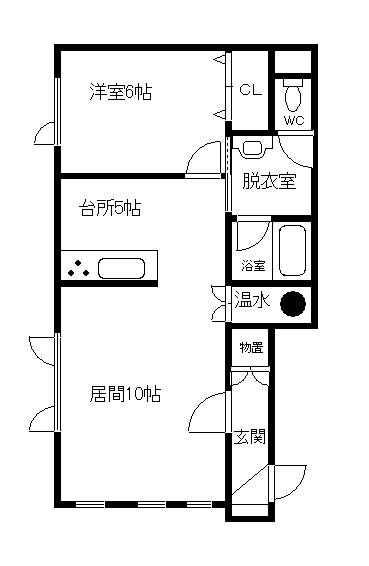 アイランドKIIの間取り