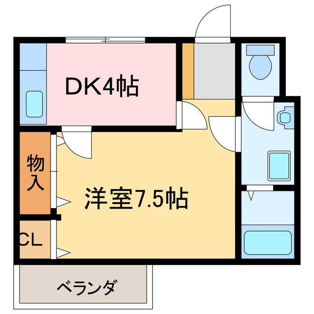 ロイヤルハイツ新田の間取り