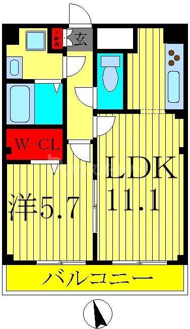 葛飾区青戸のマンションの間取り