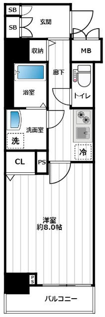 CREST TAPP東十条の間取り