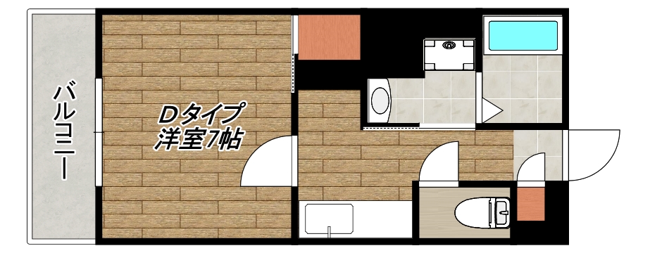 鹿児島市新栄町のマンションの間取り