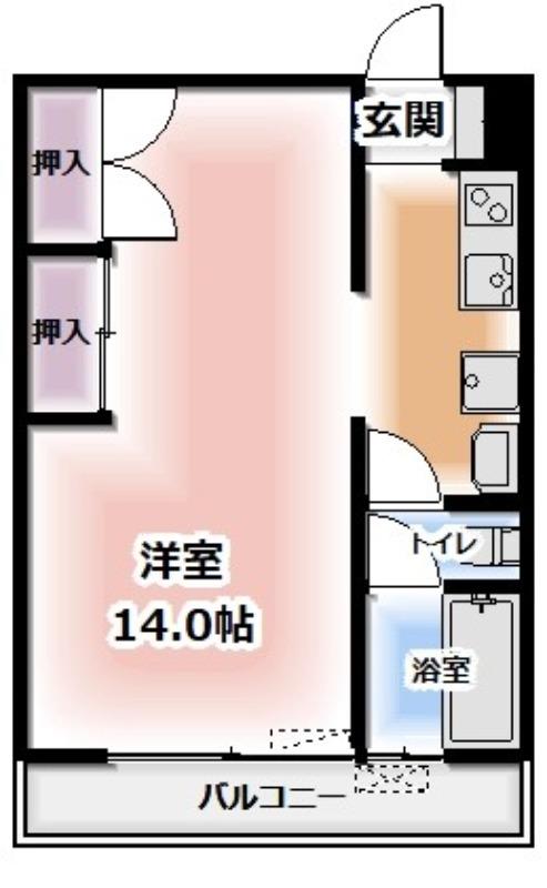 ルミウス蒼社の間取り