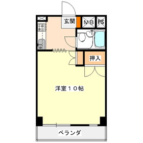 郡山市富田町のマンションの間取り