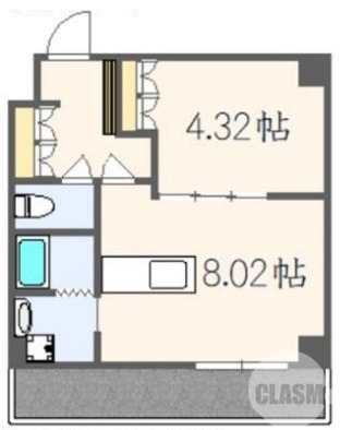 堺市堺区翁橋町のマンションの間取り