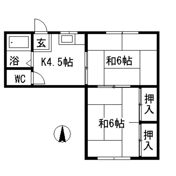 コーポ小笠原の間取り