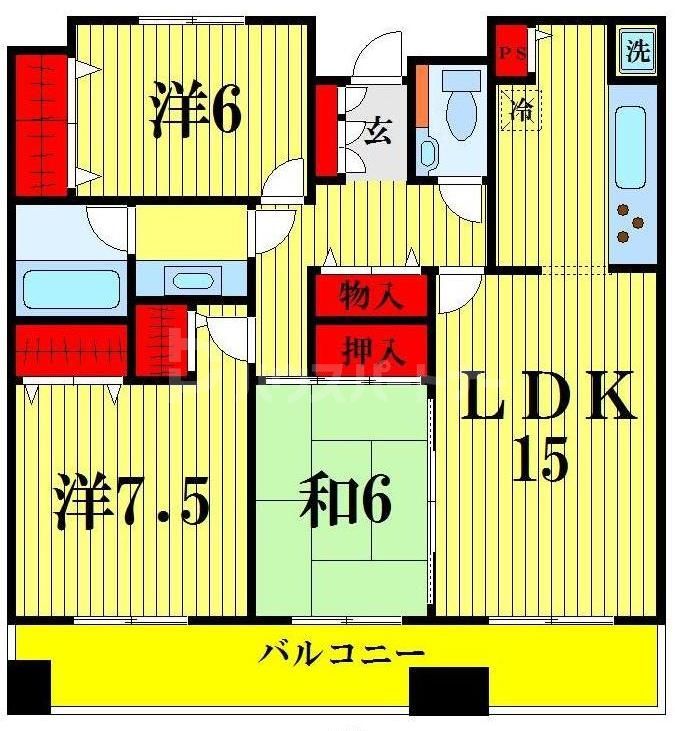 リバーサイド隅田セントラルタワーの間取り