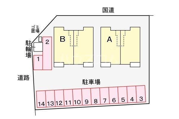 【吾妻郡中之条町大字伊勢町のアパートのその他】