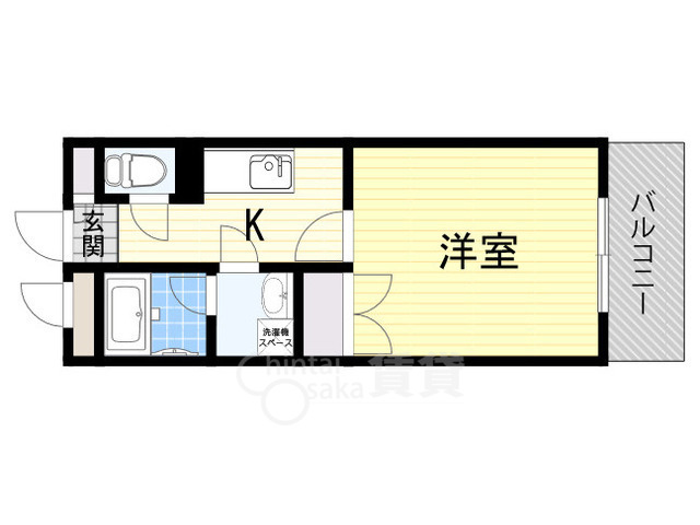 吹田市山田東のマンションの間取り