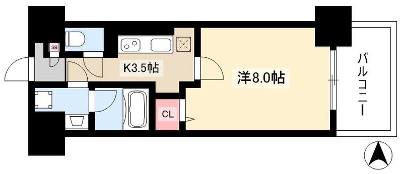 【メイプル岩塚本通の間取り】