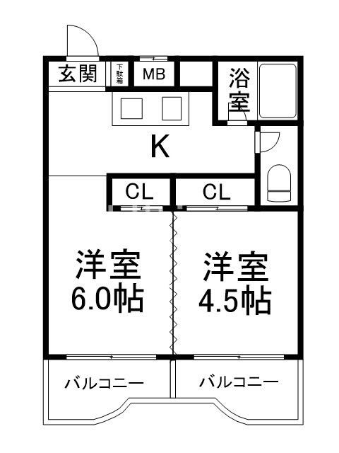 メゾン・ド・パルミエの間取り