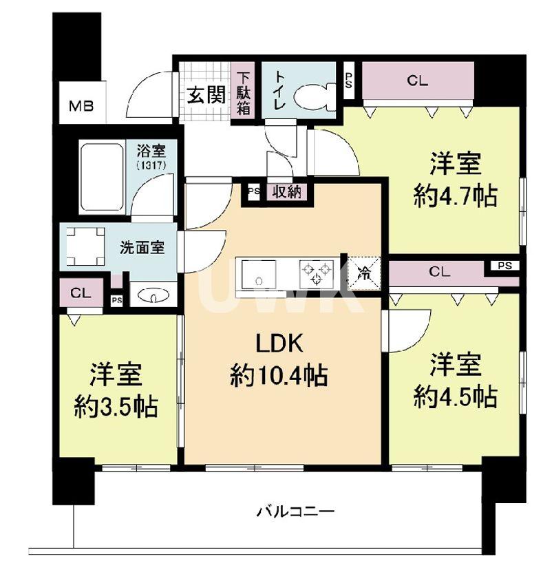 ブランシエスタ山科大塚の間取り