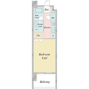 名古屋市瑞穂区彌富通のマンションの間取り