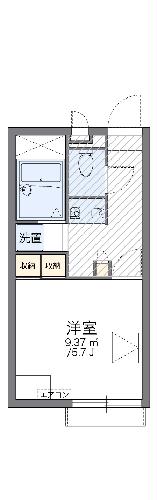 レオパレスアーバンコート東大沢の間取り