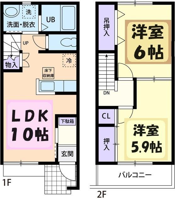 ｓｏｌｅｉｌ　Bの間取り