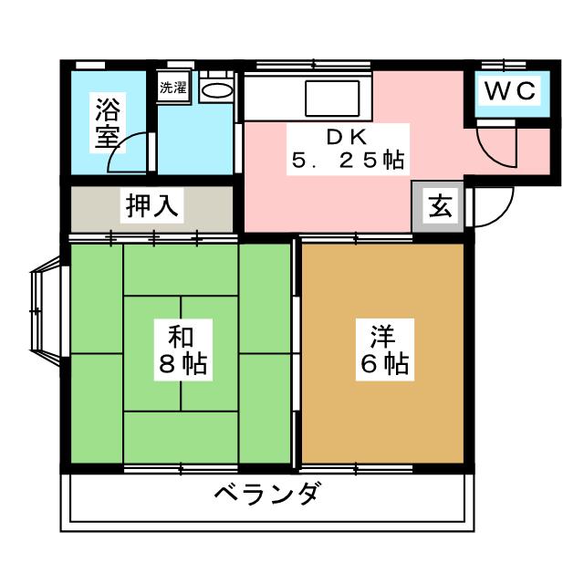 メゾンサバーブズIIの間取り