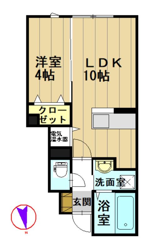 ブリーズＤの間取り