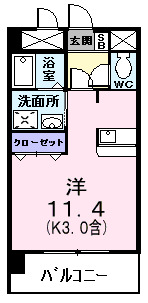 ソレイユ南田園の間取り