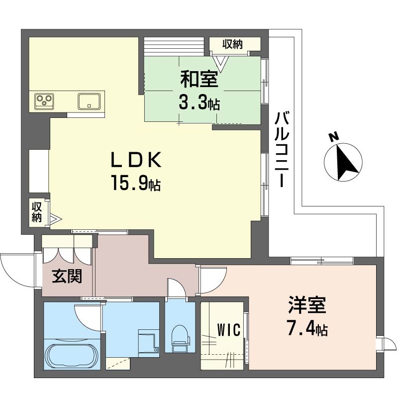 Ｎｉｓｈｉｓａｎ　Ｒｅｓｉｄｅｎｃｅの間取り