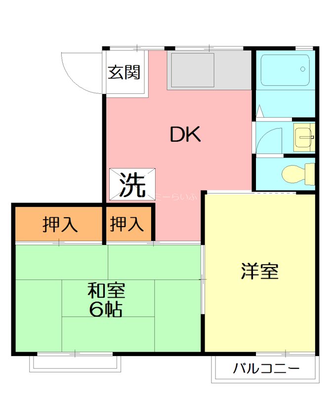 グレイス東海岸の間取り