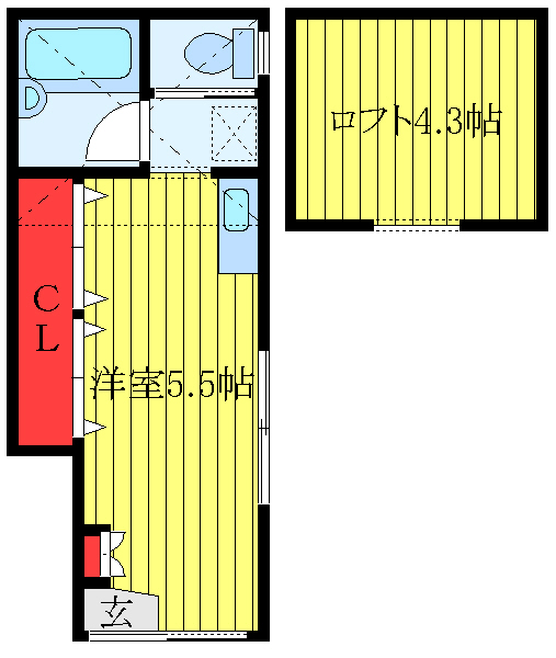 Court-Sの間取り