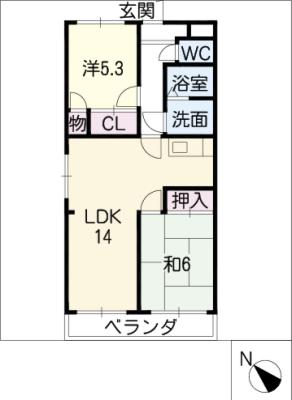 ファミリータウンむらたの間取り