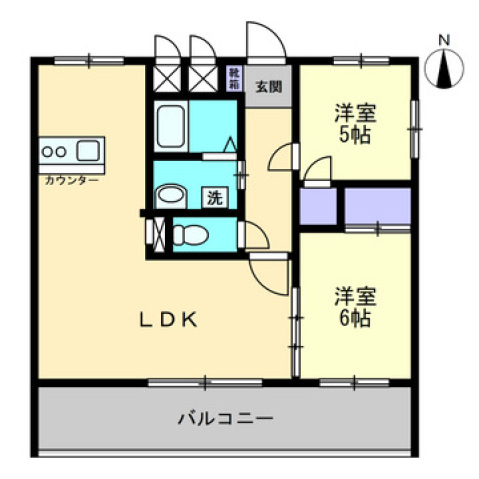 アーバンライフまつだの間取り