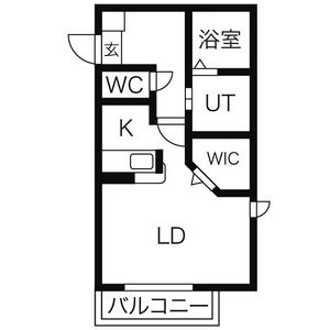 クレール高畑の間取り