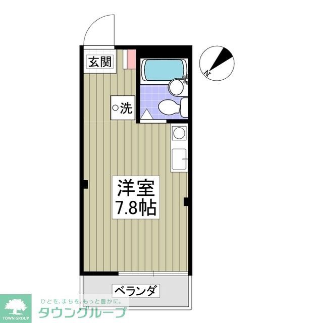 坂戸市三光町のマンションの間取り